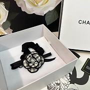 Chanel Black Hair Tie - 1