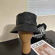 Prada Leather Black Hat  - 4