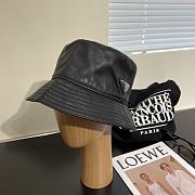 Prada Leather Black Hat  - 3