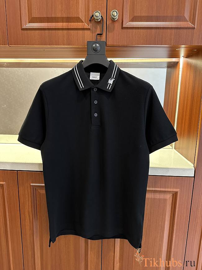 Burberry Black Polo Shirt  - 1