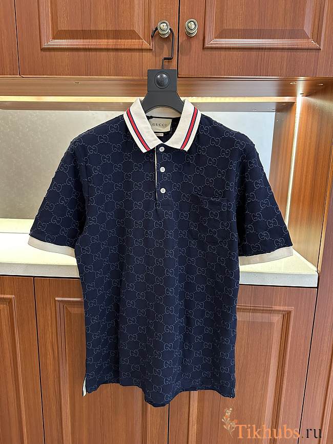 Gucci Blue Polo Shirt - 1