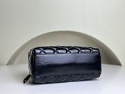 Chanel Bowling Bag Black 20x13cm - 6