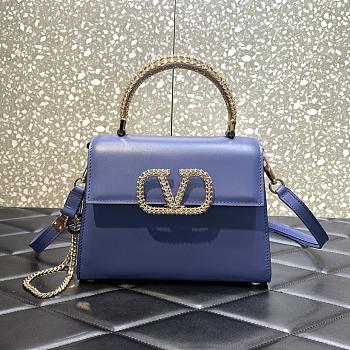 Valentino Vsling Garavani Blue Bag 22x17x9cm
