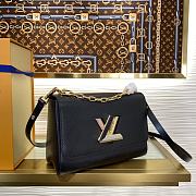 Louis Vuitton LV Black MM Twist 23 x 17 x 9.5 cm - 3