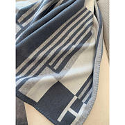 Hermes Ithaque Blanket Grey 170x135cm - 3