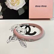 Miu Miu Pink Hairband  - 4