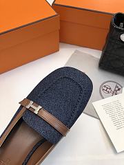 Hermes Infinie 50 Pump Denim 5cm - 3