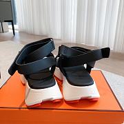 Hermes Geek Sandal Black  - 5