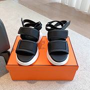 Hermes Geek Sandal Black  - 3