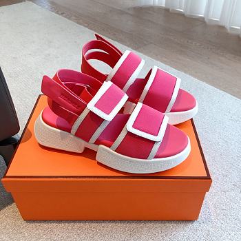 Hermes Geek Sandal Pink