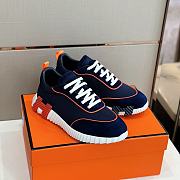 Hermes Bouncing Blue Sneaker - 1