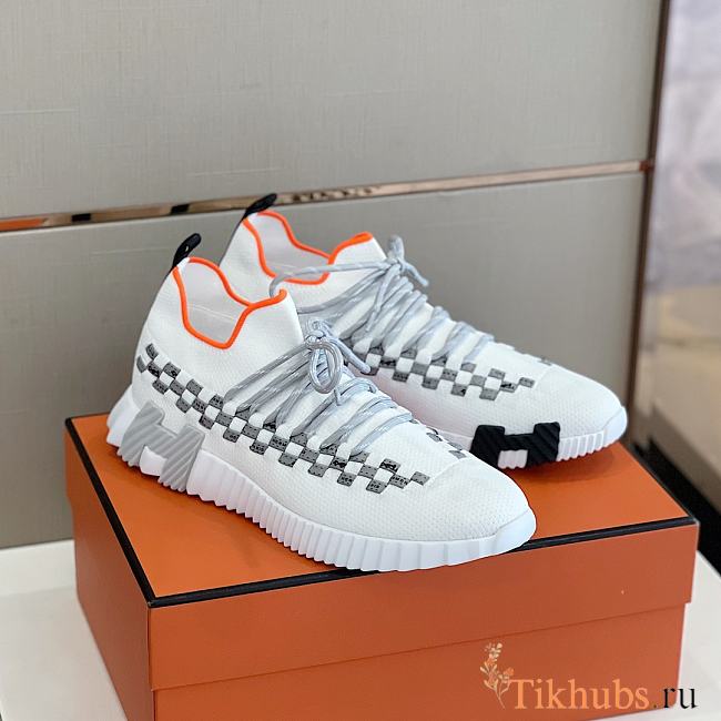 Hermes Flex Slip-on Sneaker White - 1