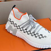 Hermes Flex Slip-on Sneaker White - 2