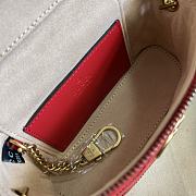 Gucci GG Marmont Mini Top Handle Bag Red 16x10x5.5cm - 3