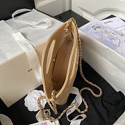 Chanel Nano 31 Beige Bag 20.5x17.5cm - 6