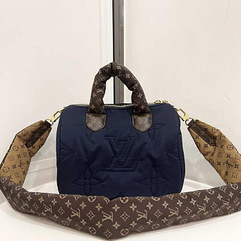 Louis Vuitton LV Speedy 25 Pillow Verde Navy Blue 25x19x15cm