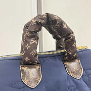 Louis Vuitton LV Speedy 25 Pillow Verde Navy Blue 25x19x15cm - 4