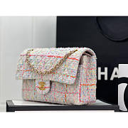 Chanel Medium Flap Bag Tweed & Gold-Tone Metal Multicolor 25cm - 3