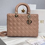 Dior Lady Large Pink 32 x 25 x 11 cm - 1