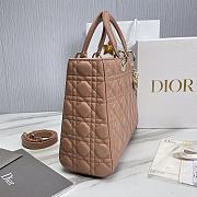 Dior Lady Large Pink 32 x 25 x 11 cm - 3