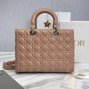 Dior Lady Large Pink 32 x 25 x 11 cm - 6