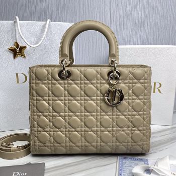 Dior Lady Large Beige 32 x 25 x 11 cm