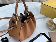 Fendi Pomodorino Brown Bucket Bag Zucca Mini 21cm - 2