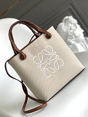 Loewe Anagram Small Canvas Tote 28x25x14cm - 1