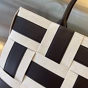 Bottega Veneta Large Arco Tote Bag Brown White 46x34.5x11cm - 2