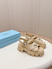 Prada Beige Rubber Sandals - 1