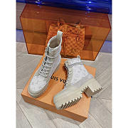 Louis Vuitton LV Laureate Platform Desert Boot White  - 2