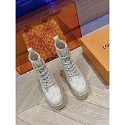 Louis Vuitton LV Laureate Platform Desert Boot White  - 3