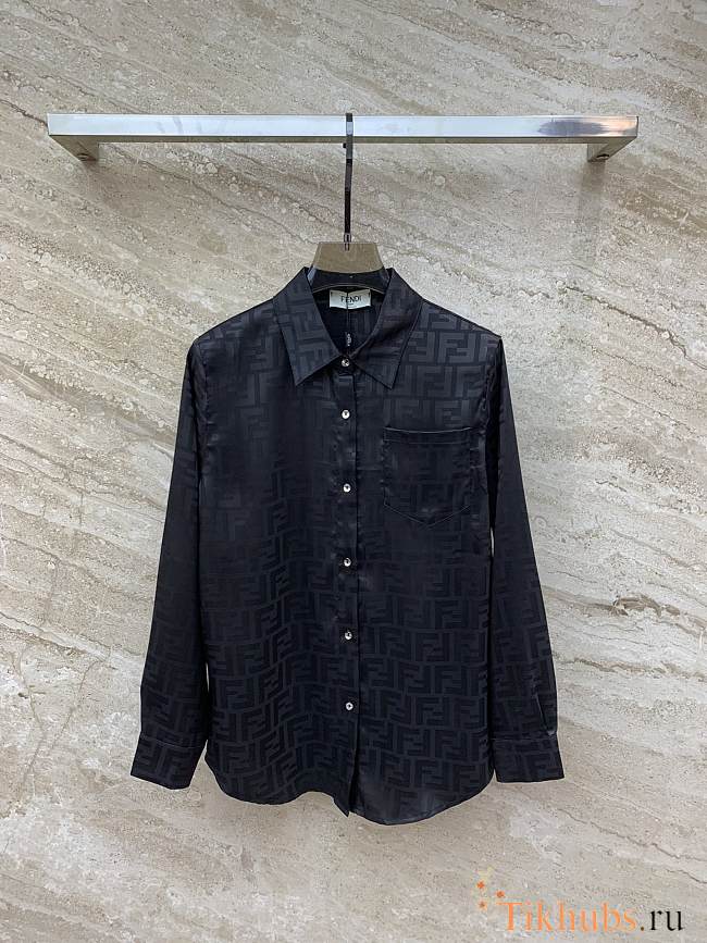 Fendi FF Motif Twill Shirt - 1