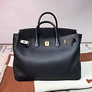 Hermes Birkin Bag 40 Black Gold Togo 40cm - 1