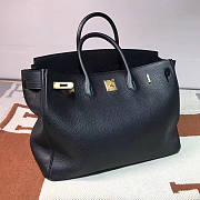 Hermes Birkin Bag 40 Black Gold Togo 40cm - 6