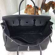 Hermes Birkin Bag 40 Black Silver Togo 40cm - 3