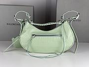 Balenciaga Le Cagole Light Green Crocodile 33cm - 4