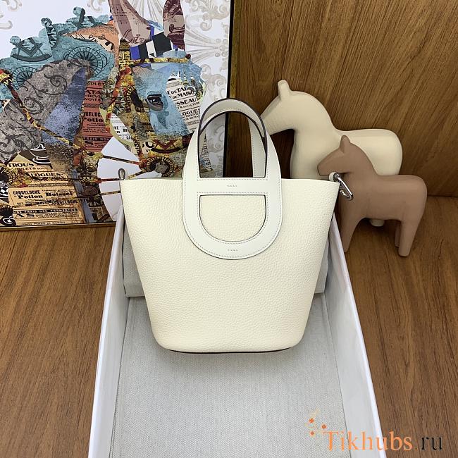 Hermes In The Loop White Bag 18cm - 1