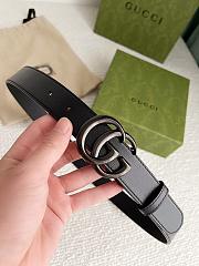 Gucci Black Belt 3cm - 1