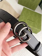 Gucci Black Belt 3cm - 2