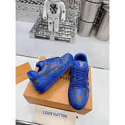 Louis Vuitton LV Trainer Sneakers Blue - 3