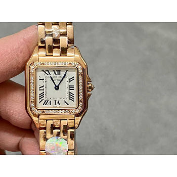 Cartier Panthere de Quartz Watch Yellow Gold Diamond 22mm