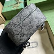 Gucci Ophidia GG Mini Bag Grey 12x18x6.9cm - 3