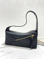 Loewe Puzzle Hobo Bag Black 29x12x10cm - 3