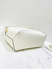 Loewe Puzzle Hobo Bag White 29x12x10cm - 2