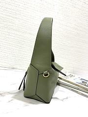 Loewe Puzzle Hobo Bag Green 29x12x10cm - 2