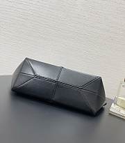 Loewe Cropped Puzzle Fold Black Bag 39x13x12.5cm - 6