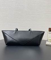 Loewe Cropped Puzzle Fold Black Bag 39x13x12.5cm - 4