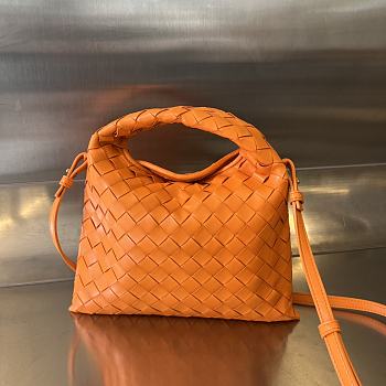 Bottega Veneta Mini Hop Orange Bag 25.5x14.5x11cm