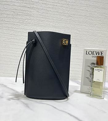 Loewe Dice Pocket Black Bag 20.5x12.5x4cm